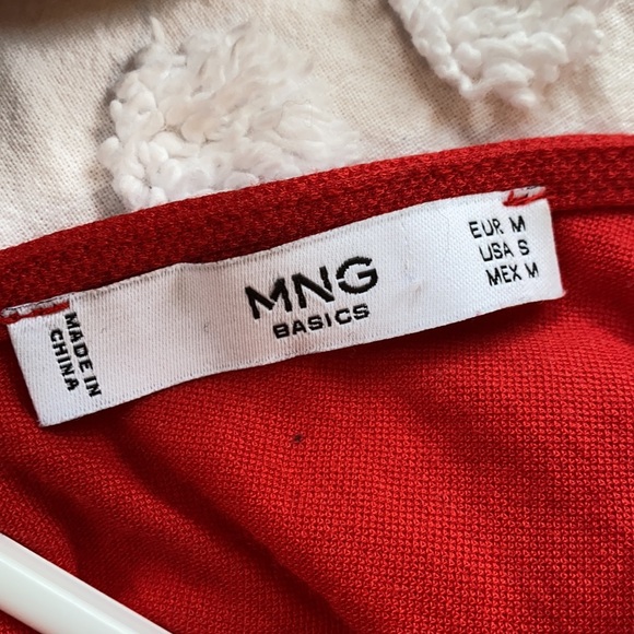 Zara red dress with removable belt Size S - Picture 4 of 5